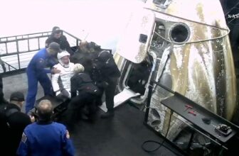 ISS mission splashes down after medical subject